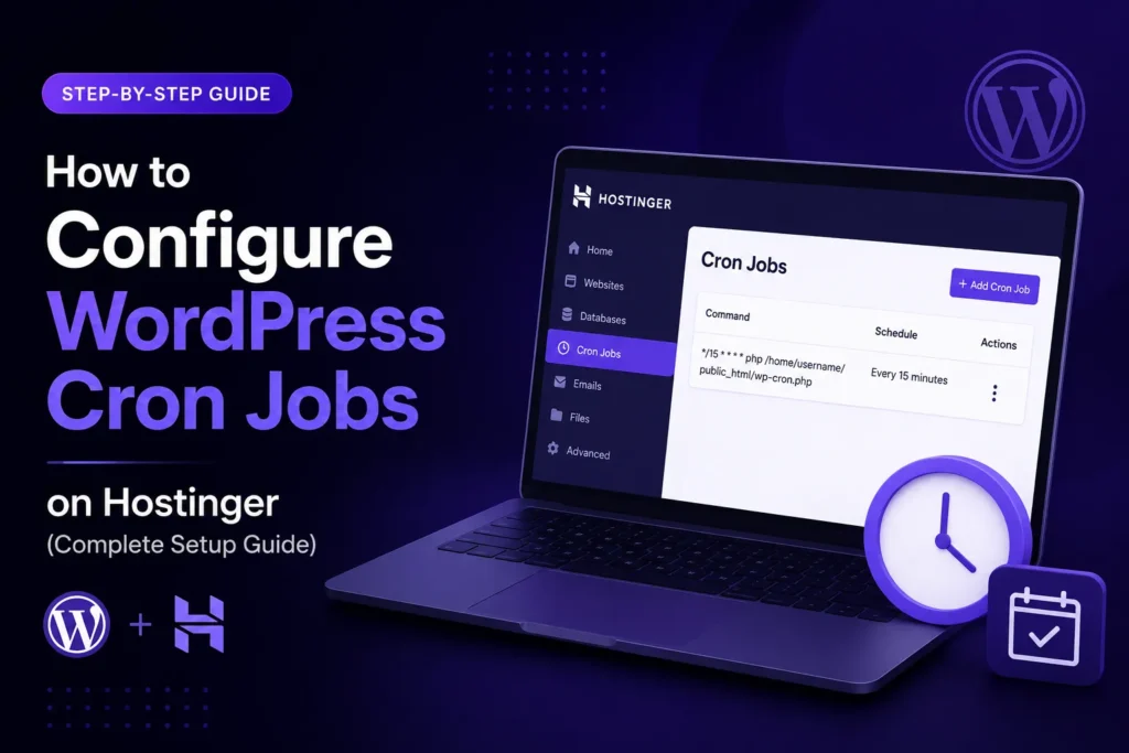 How to Configure WordPress Cron Jobs on Hostinger (Complete Setup Guide)